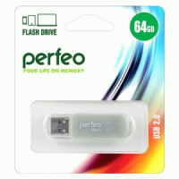Флэш-диск USB 64GB Perfeo Perfeo C03 Grey