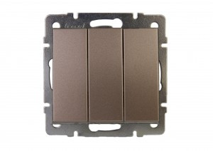 Lezard RAIN мех. выкл. СУ 3 кл. бронза матовый (корпус PC) 703-3188-109