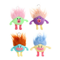 ИГРОЛЕНД Брелок мягкий &quot;Губастик&quot; с подвесом, 12 см, полиэстер, 4 вида