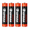 ЕРМАК Батарейки 4шт, тип AAA, "Alkaline" щелочная в блистере