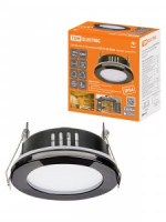 TDM GX53 св-к встр. СВ 01-09 черный хром IP54 SQ0359-0114