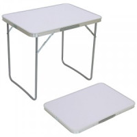 Стол складной 70х50х60см до 30кг (сталь 16х06мм) GH-404 вес 2,5кг, алюм. + мдф Ecos 993095
