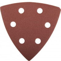 Треугольник шлифовальный ЗУБР &quot;МАСТЕР&quot; универсальный на велкро основе, 6 отверстий, Р320, 93х93х93мм