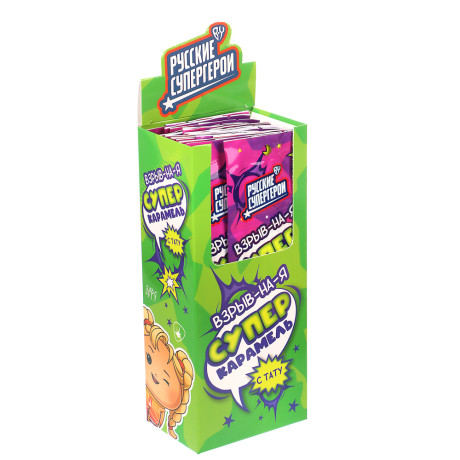 BY Русские Супергерои Карамель взрывная с тату 1 гр.