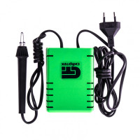 Электроприбор для выжигания по дереву &quot;Ажур&quot; с подставкой, 2 проекции в комплекте Сибртех