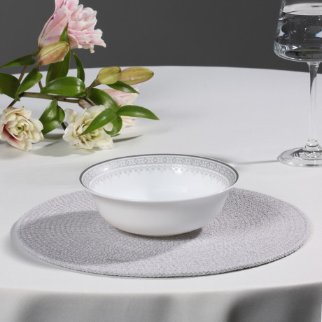 MILLIMI Минта Салатник, опаловое стекло, 16.5см