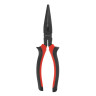 Длинногубцы прямые Black Nickel, 200 мм, двухкомпонентные рукоятки Matrix
