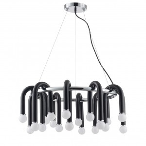 LUMION 5699/20 MODERNI LN23 черный, хром Люстра E14 20x60W 220V CASPIAN