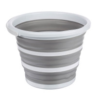 Ведро для уборки, складное, 10 л, полипропилен, термопластичная резина