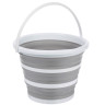 Ведро для уборки, складное, 10 л, полипропилен, термопластичная резина