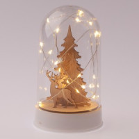 ЭРА Фигура новогод. (св-к) Рождество 20LED теплый белый 18см (2xАА) EGNDS-04 Б0051937 6745