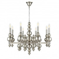 LUMION 8107/8 MODERNI LN25 никель, мет. Люстра Е14 8x40W 220V NANA