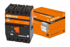 TDM ВА88-33 3Р 125А автомат. выкл. 35кА Iном 160А тепловой и ЭМ расцепитель Iотс.10Iн SQ0707-0012