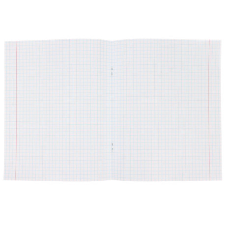 Тетрадь школьная 18л. в клетку ClipStudio, БЕЛЫЕ ЛИСТЫ, обл. пластик, скрепка