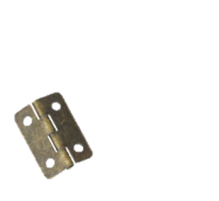 Петля шкатулочная 18х15мм, золото