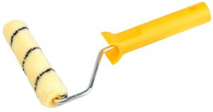 Мини-валик STAYER "MASTER" DUALON ПОЛИАКРИЛ малярный в сборе, ворс 7мм, бюгель 6мм, 15х160мм