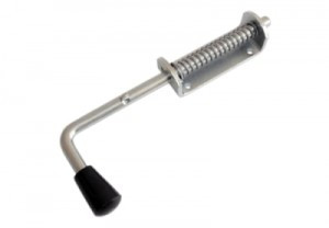 Засов Домарт пружинный110) 250мм мод.2 цинк d-13мм10)