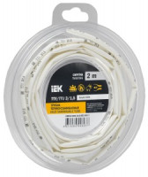IEK термоусадка трубка ТТУ нг-LS 3/1,5 белая (2м/упак, цена за уп) ТУТ UDR12-003-D15-002-K01-T