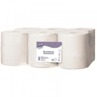 Полотенца бумажные д/дисп. Luscan Professional 2сл. бел цел 6рул./уп. 150м 613119