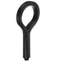 Лейка для душа, 1 режим, 120мм, черный