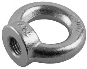 Рым-гайка ЗУБР DIN 582, оцинк., М24, ТФ5, 2 шт