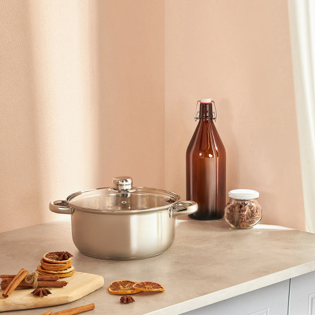 Джерси Кастрюля с крышкой 3,7л, 22х11см