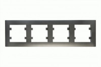 MAKEL Karea Rizz рамка СУ 4 мест. ДЫМЧАТЫЙ 88050704