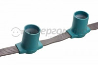 Гирлянда ул. Белт Лайт 100м. 667патр. E27, шаг15, динамика, 5жил сер.кауч.IP65 331-221Neon Night