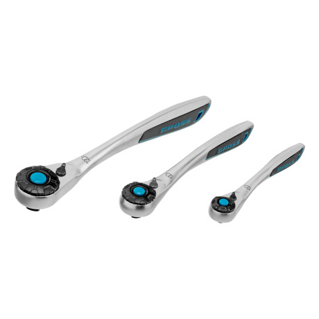 Набор инструментов, 1/2", 3/8", 1/4", CrV, 120 зубьев, 216 предметов Gross