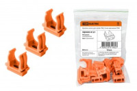 TDM крепеж-клипса для трубы 16 мм (10шт, в уп. цена за шт.) оранжевая (10!) SQ0405-0121