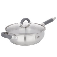 VETTA Вена Сковорода 24х7,5см, 3,2 л., со стекл. крышкой, индукция