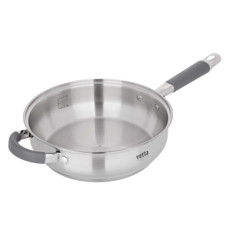 VETTA Вена Сковорода 24х7,5см, 3,2 л., со стекл. крышкой, индукция