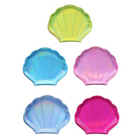 ЮНИLOOK Зеркало карманное, ПВХ, стекло, 8,8х7,7см, 6 цветов