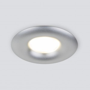 Elektrostandard св-к встр. 123 MR16 GU10 max 50W  96х96х25 серебро алюм. a053356