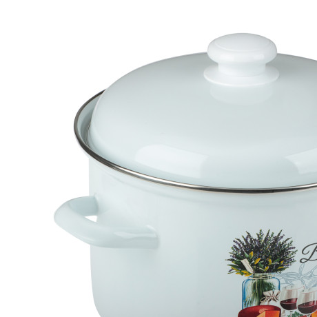 Кастрюля эмалированная 6,0л "Аппетит"