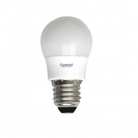 General ГОСТ шар E27 8W (650lm) 4000K 4K 45x86 пластик, РБ 660203