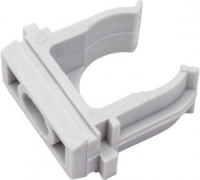 GREENEL крепеж-клипса d16мм для жестк. и гофр. труб СЕРАЯ (уп.100шт, цена за шт) GE50140