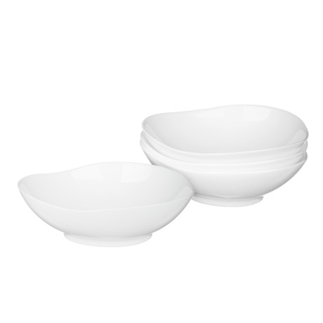 MILLIMI Набор столовой посуды 13 пр., треугольный, опаловое стекло