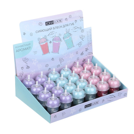 ЮНИLOOK Блеск для губ, 4,8мл