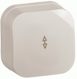 IEK GLORY выкл. ОУ 1 кл. проход. 10А ВСп10-1-0-ХК кремовый (бежевый) EVH12-K33-10