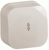 IEK GLORY выкл. ОУ 1 кл. проход. 10А ВСп10-1-0-ХК кремовый (бежевый) EVH12-K33-10