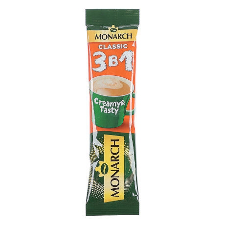 Напиток кофейный 3в1 МОНАРХ классик, 13.5г
