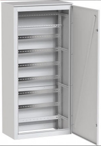 EKF корпус (шкаф) ВРУ-1м (1700х800х450) цельносварной с бок. панелями и задн стенк. IP31 mb05-01-00m