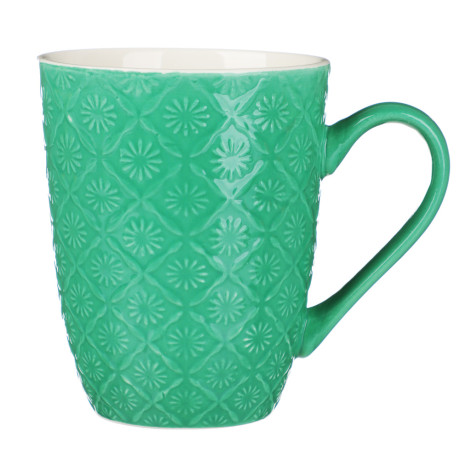 MILLIMI Кружка Ромб, 380 мл, фарфор, 4 цвета