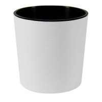 Горшок ВЕГА 5,2л БЕЛЫЙ с вклад ВГ20-10 Ливин х8