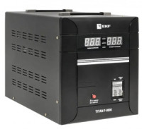 EKF TITAN стабилизатор напр. 1ф. релейный 8000ВА/4800Вт, напольный, каб.подкл., байпас stab-f-8000