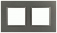 ЭРА Elegance рамка Classic СУ 2 мест. титан 14-5012-16 65825