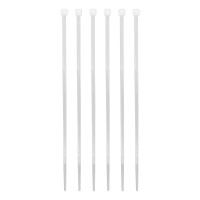 Хомуты, 180 x 3.6 мм, пластиковые, белые, 100 шт Сибртех