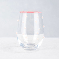 Стакан с сердечками тм MILLIMI Инлав, 520мл, стекло