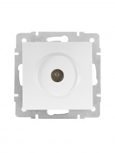 Lezard VESNA мех. роз. TV СУ 1 мест. бел (RG6 проход) (корп. ABS) 742-0288-129